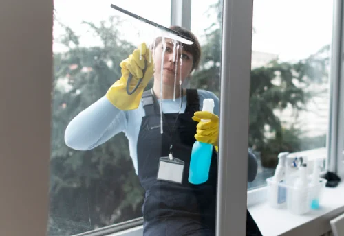 Nettoyage de vitres intérieures et extérieures au Vigen